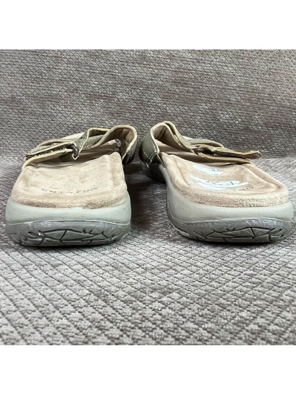 Earth Origins Sandra Suede Leather Multi-Strap Slide Sandals  Sz 11 like new - Picture 3 of 12